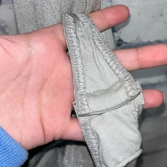 Free People Night Owl Thong Bodysuit Oxide Green - Picture 4 of 4